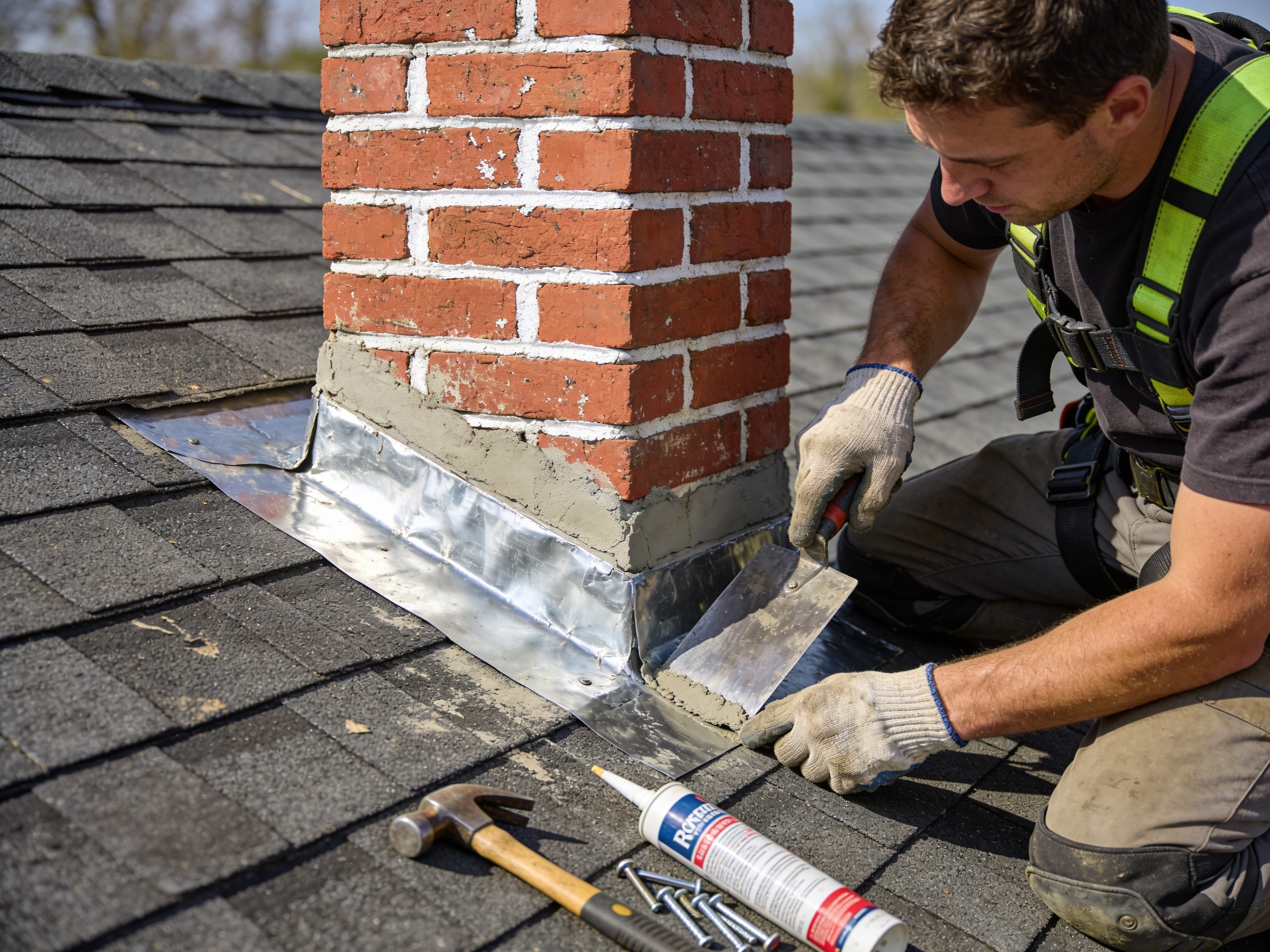Chimney Flashing Repair in Rochester